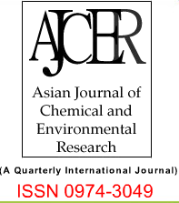 Asian Journal of Chemical & Environmental Research